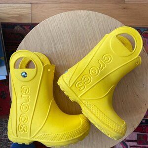 Toddler Crocs Rain Boots Size C9